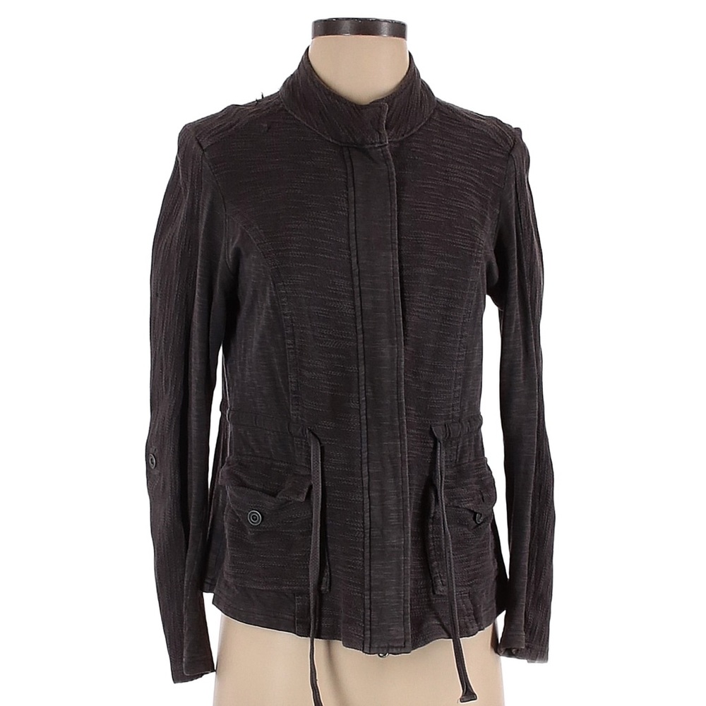 Anthropologie Saturday Sunday Womens Jacket Small Gray Cotton Jacket